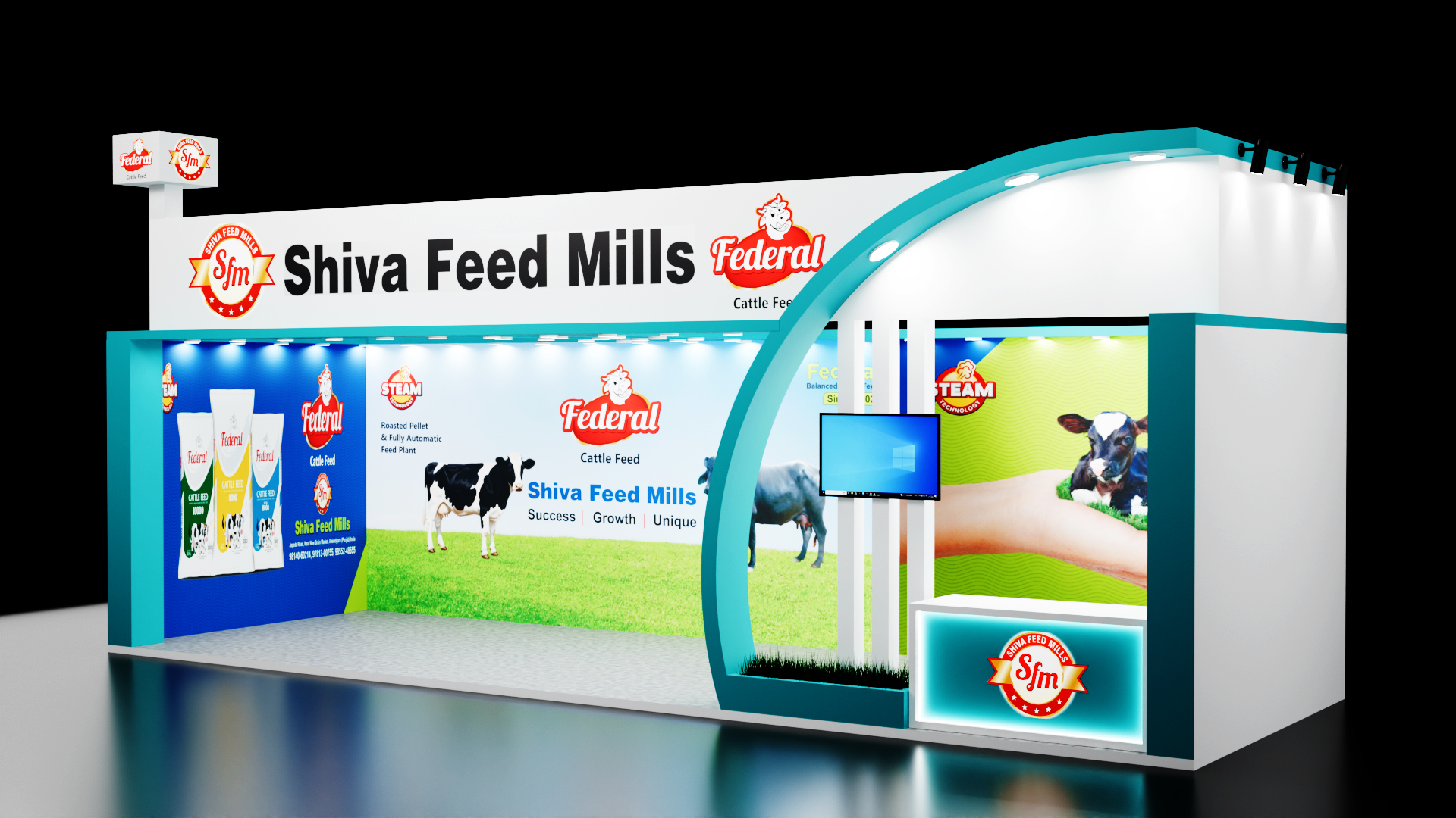 Exhibition Pod display concept